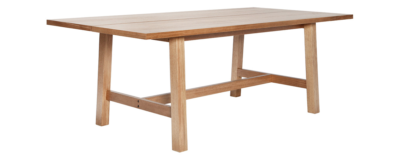 Silver Lynx Commercial table natural finish